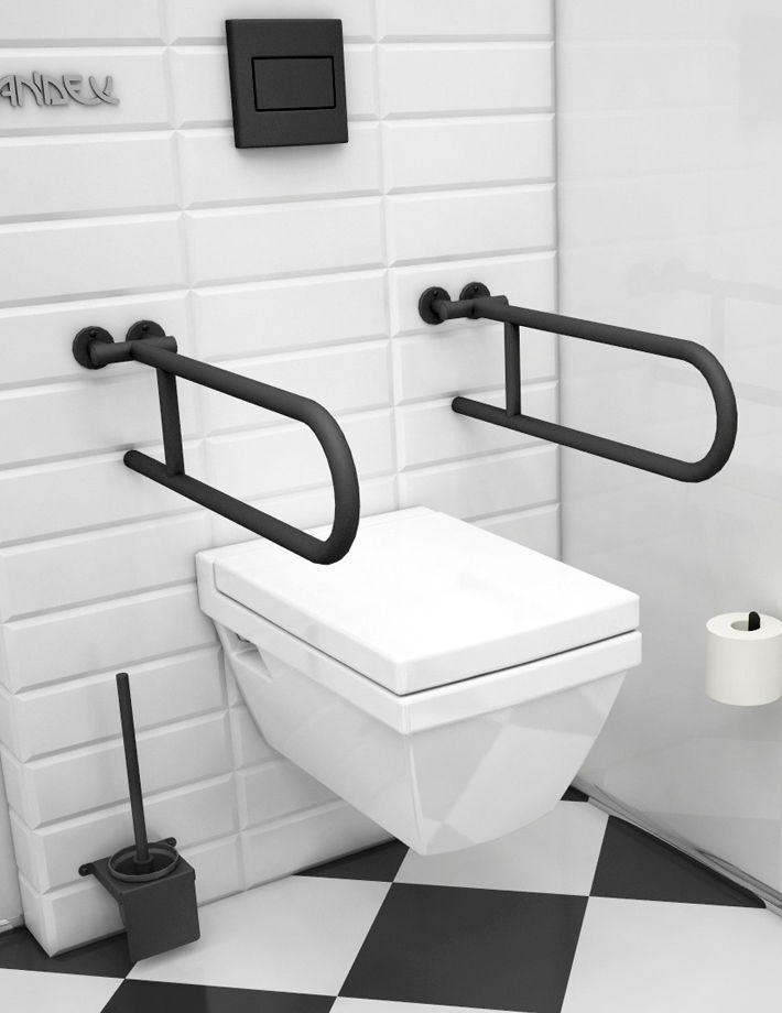 Bathroom accessories.